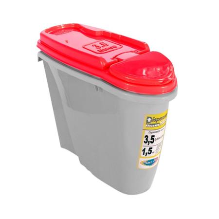 Imagem de Porta Ração Sementes Dispenser Home 3,5 Litros Plast Pet