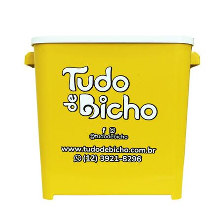 Imagem de Porta Ração Tudo De Bicho Amarelo - 6kg