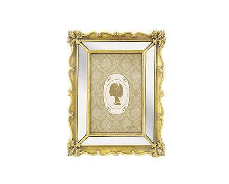 Imagem de Porta Retrato Antique Dourado em Poliresina - 10X15CM