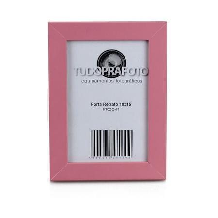 Imagem de Porta Retrato de Madeira Lisa 10x15 Rosa Bebê - PRSC-R