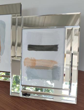 Imagem de Porta-retrato De Vidro Espelhado 20 X 25 cm