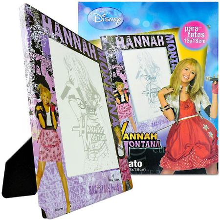 Imagem de Porta Retrato Hannah Montana Miley Cyrus Disney para Foto 13x18 cm