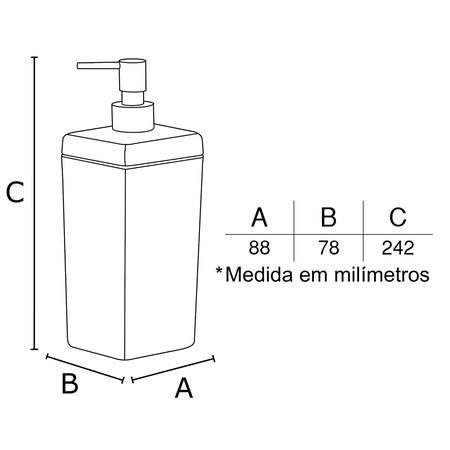 Imagem de Porta Sabonete Líquido - Jateado