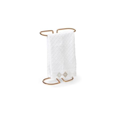 Imagem de Porta toalha de bancada lavabo premium rose gold