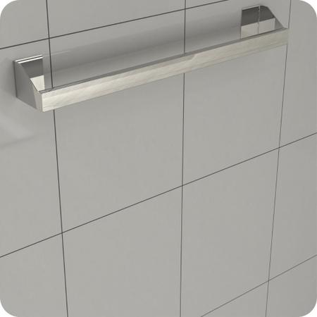 Imagem de Porta Toalha de Banho Adesivo 3m Inox Banheiro De Parede DF