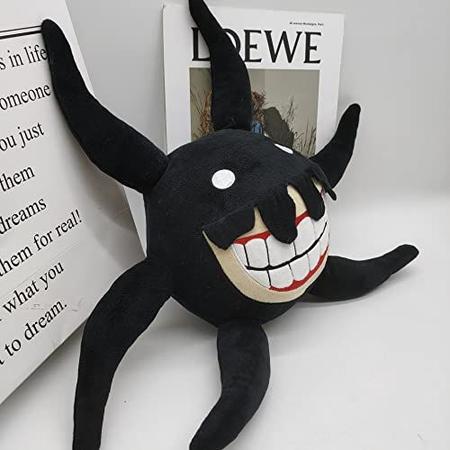 Figura De Pelúcia Preta De Monstro De Jogo De Terror De Desenho Animado  Presente De Natal De Halloween Para Crianças