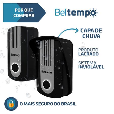 Imagem de Porteiro Eletrônico Residencial Interfone Campainha Bivolt BT-700