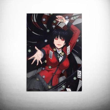 Poster Adesivo Anime Kakegurui Yumeko Jabami - Cogumelo Corp