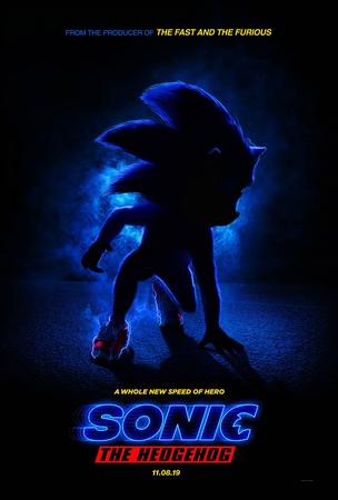 Poster Arte Sonic O Filme (30x40) - Exclusivo Ccxp 19