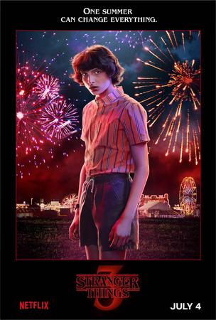 Imagem de Poster Cartaz Stranger Things 3 D