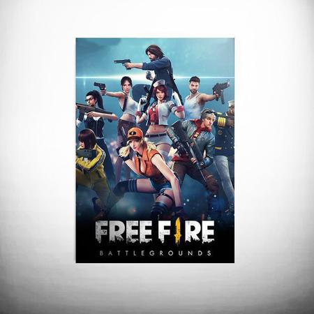 Adesivo Decorativo Free Fire + Nome Pequeno