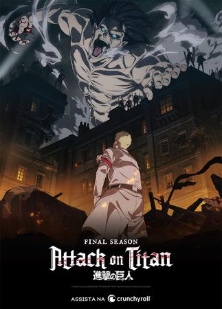 Big Poster Anime Attack On Titan LO011 Tamanho 90x60 cm