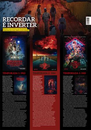 Editora Europa - Bookzine Cineme e Series Pôster Gigante - Stranger Things 4  (Sem dobras)