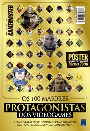 Imagem de Pôster - Os 100 Protagonistas dos Videogames