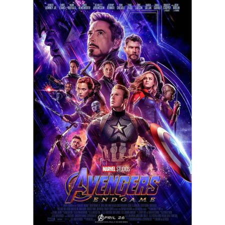 Pôsteres do Filme Avengers End Game 21 Artes em MDF 3mm 28X40cm