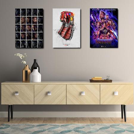 Pôsteres do Filme Avengers End Game 21 Artes em MDF 3mm 28X40cm - Photocjo  Arte e Design - Pôster - Magazine Luiza