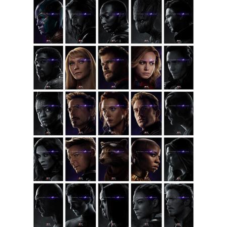 Pôsteres do Filme Avengers End Game 21 Artes em MDF 3mm 28X40cm - Photocjo  Arte e Design - Pôster - Magazine Luiza