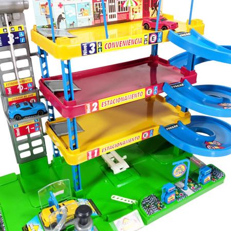 Pista Posto De Gasolina Carrinho Brinquedo Infantil Corrida - Pais e filhos  - Pistas de Brinquedo - Magazine Luiza