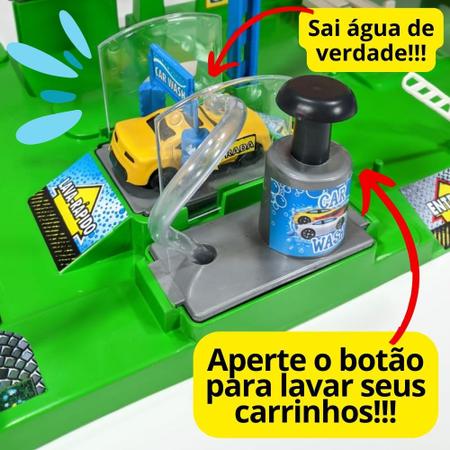 Pista Posto De Gasolina Carrinho Brinquedo Infantil Corrida - Pais e filhos  - Pistas de Brinquedo - Magazine Luiza