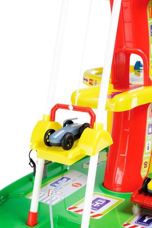 Pista Playset Infantil Posto Corpo de Bombeiros Carrinho e Helicóptero  Brinquedo Map Toys - Camilo's Variedades