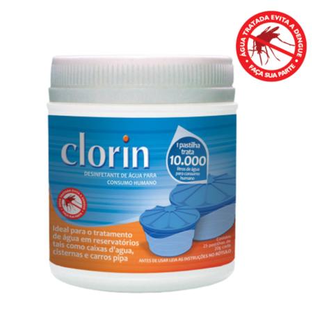 Imagem de Pote Cloro tablete piscina inflavel contém 30 pastilhas 20g