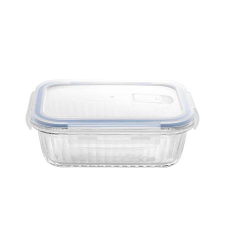 Pote Hermético Vidro Resistente A Calor Tampa Plástica 640Ml - WOLFF GOURMET Imagem de Pote Hermético Vidro Resistente A Calor Tampa Plástica 640Ml