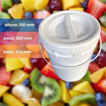 Pote P Lancheira 12 L Tampa Rosca - Nastripack Imagem de Pote P Lancheira 12 L Tampa Rosca