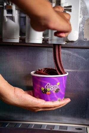 Potes De Papel Bio Açaí Sorvete 360ml C/ Tampa 100 Unidades