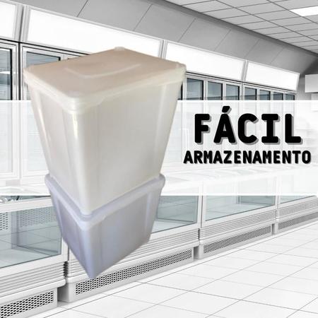 Imagem de Potes Plastico Com Tampa - Kit 20 Peças