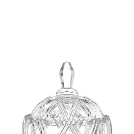 Imagem de Potiche decorativo vidro amarilis hauskraft 18 cm