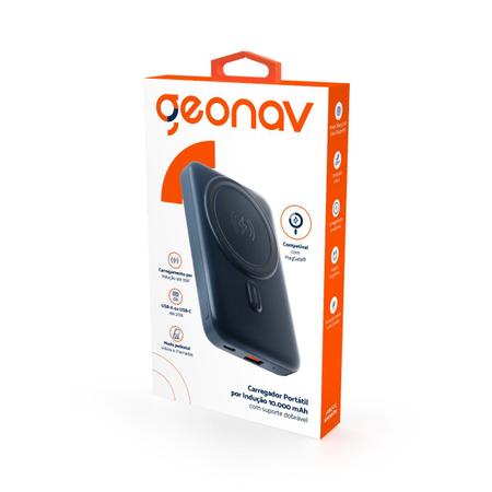 Imagem de Power Bank Mags. Geonav Usb 20w Indução Preto