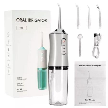 Power Floss Irrigador Oral Limpeza Profunda Dente - Correia Ecom Imagem de Power Floss Irrigador Oral Limpeza Profunda Dente
