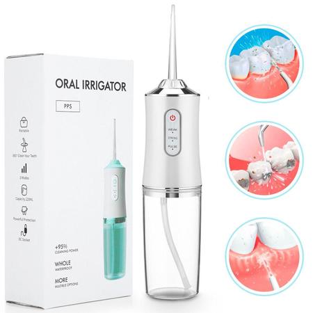Power Floss Irrigador Oral Limpeza Profunda Dente - Correia Ecom Imagem de Power Floss Irrigador Oral Limpeza Profunda Dente
