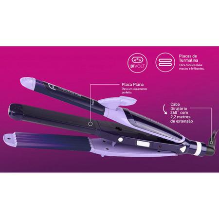 Imagem de Prancha Beaulty 3 in 1 Ana Hickmann Bivolt RB 0009