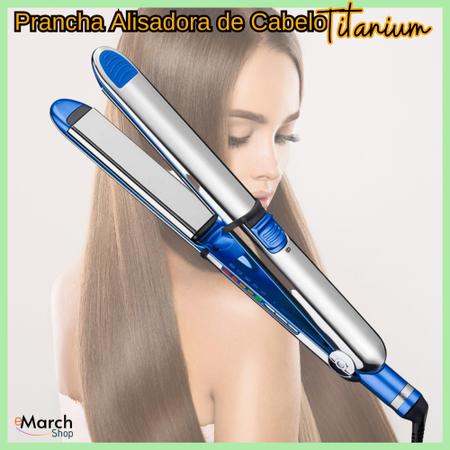 Imagem de Prancha chapinha alisadora de cabelo KA-1197 Titanium chapinha para alisar cabelo bivolt