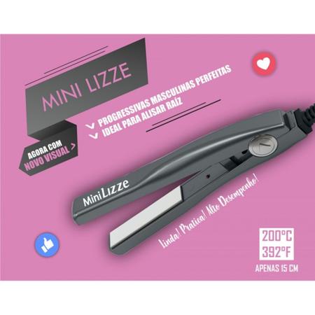 Imagem de Prancha Chapinha Cabelo Lizze Extreme 250 220v + Prancha Chapinha Cabelo Mini Lizze Bivolt