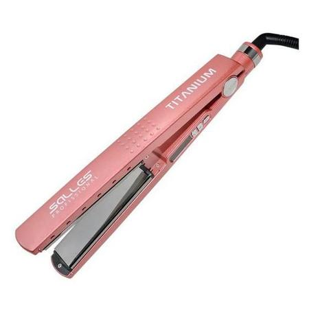 Imagem de Prancha De Cabelo Salles Profissional Titanium Rose Gold 110v/220v