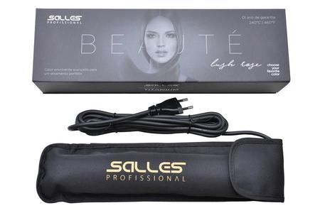 Imagem de Prancha De Cabelo Titanium Salles Professional Rosa Bivolt