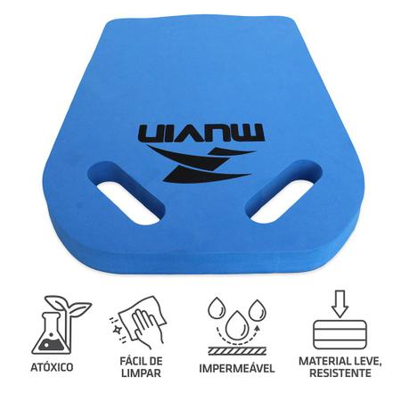 Imagem de Prancha de Natação Corretiva EVA Muvin - Pegador para treinamento de Adultos e Crianças - Flutuador Hidroginástica