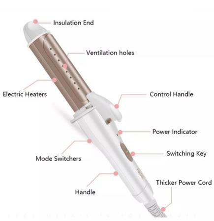 Imagem de  Prancha e Alisadora  Cerâmica Profissional Classic 180  Bivolt  110V/220V NHC-809