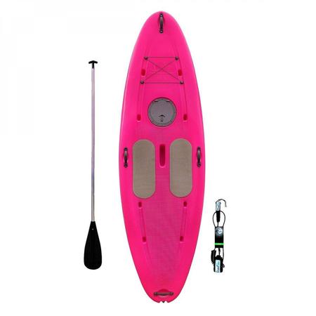 Imagem de Prancha Stand Up Paddle com Remo e Leash Star Sup Rosa