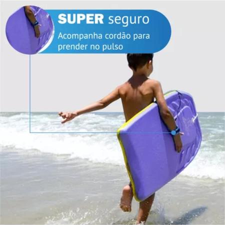 Imagem de Prancha Surf BodyBoard Onda Radical Master C/Leash Diversão Praia - Infantil