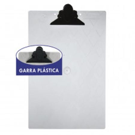 Imagem de Prancheta cristal com garra plástica Carbrink