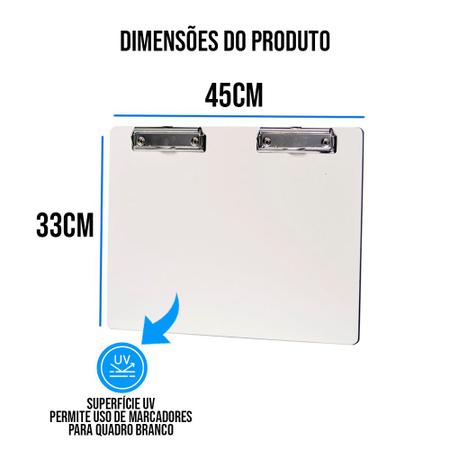 Imagem de Prancheta Desenho A3 MDF Stalo Para estudo projeto com 2 Prendedor alta eficiência (8209)