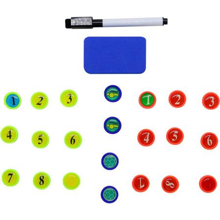 Imagem de Prancheta Tática Magnética Handebol Dupla Face caneta e ímã