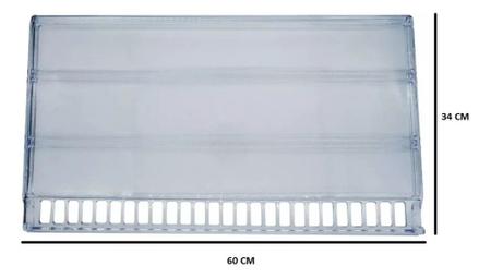Imagem de Prateleira Acrílica Refrigerador Continental Rcct480 Rcct490- 3 unidades