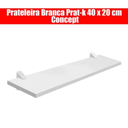 Imagem de Prateleira Branca Prat-k 40 x 20 cm Concept