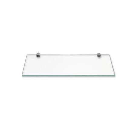 Prateleira vidro porta shampoo 50 cm x 15 cm x 8 mm incolor - Perfecta Glass Imagem de Prateleira vidro porta shampoo 50 cm x 15 cm x 8 mm incolor
