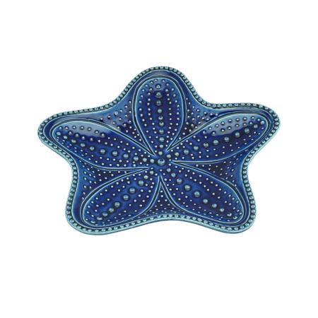 Imagem de Prato de Cerâmica Estrela Ocean Azul 21cm - Unid.