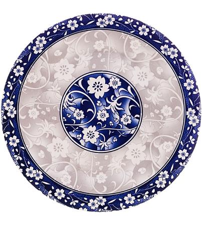 Imagem de Prato de Parede Porcelana Sobremesa Ø20cm Acompanha Suporte de Parede